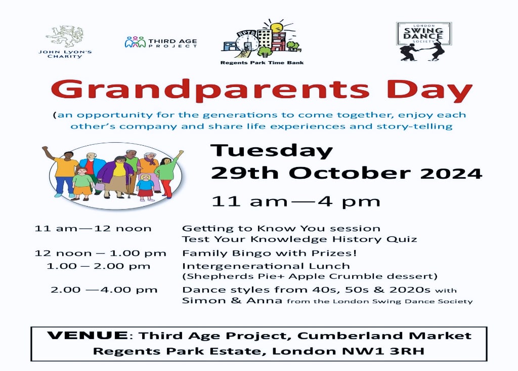 Grandparents Day
Tuesday 29th October 2024