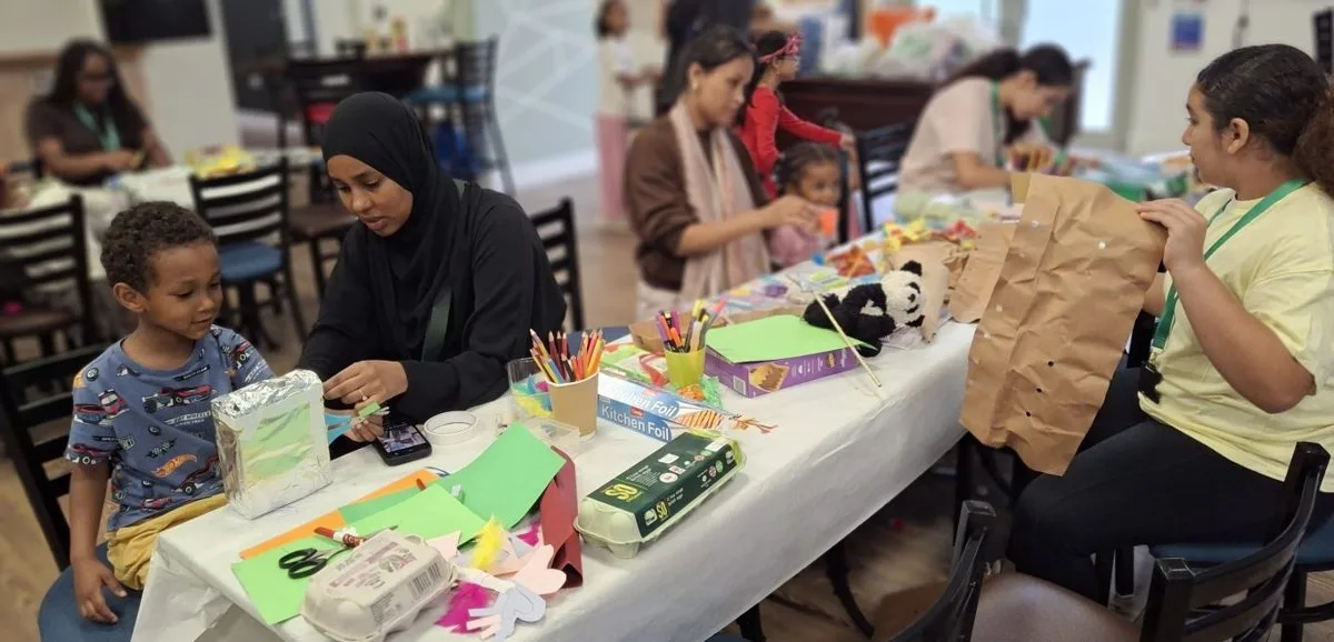 Children making funky fashion and robots from junk with Cut Moose