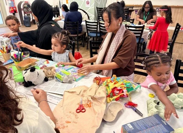 Children making funky fashion and robots from junk with Cut Moose