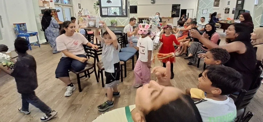 Children making funky fashion and robots from junk with Cut Moose