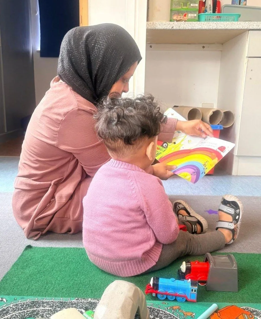 Parents and toddlers at the Little Fingers Under 5s Play Group, Regents Park Children’s Centre