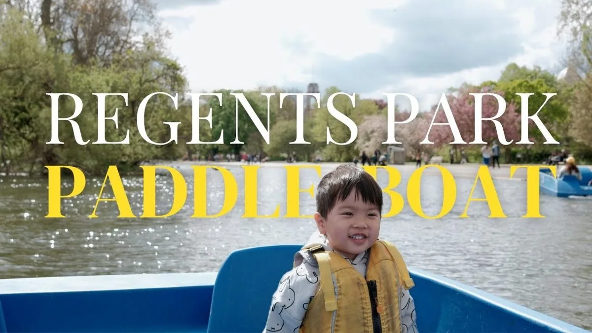 Outdoor Explorers Club boating on the lake and games in Regents Park