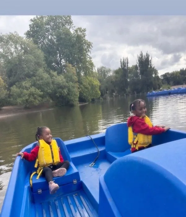 Outdoor Explorers Club boating on the lake and games in Regents Park