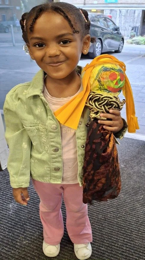 Children making puppets and putting on puppet shows